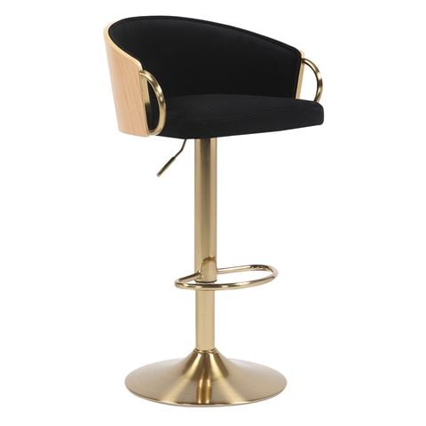 Design Arc Furniture - Jensen Gold Gas Lift Bar Stool