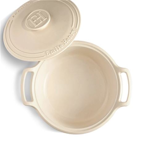 Emile Henry Sublime Round Casserole Sable 28cm/4.2l - Peter's of Kensington