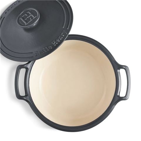 Emile Henry Sublime Round Casserole Graphite 31cm/5.8l - Peter's of Kensington