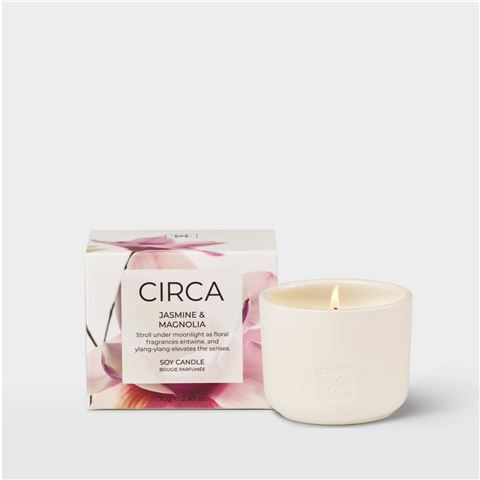 CIRCA Jasmine & Magnolia Candle 70g - Peter's of Kensington