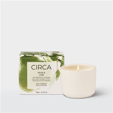 CIRCA Pear & Lime Candle 70g - Peter's of Kensington