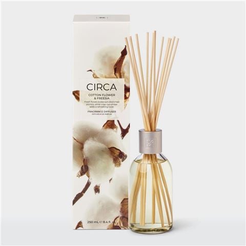 CIRCA Cotton Flower & Freesia Diffuser w/Reeds 250ml - Peter's of Kensington