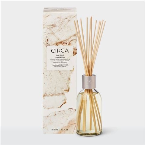 CIRCA Sea Salt & Vanilla Diffuser w/Reeds 250ml - Peter's of Kensington