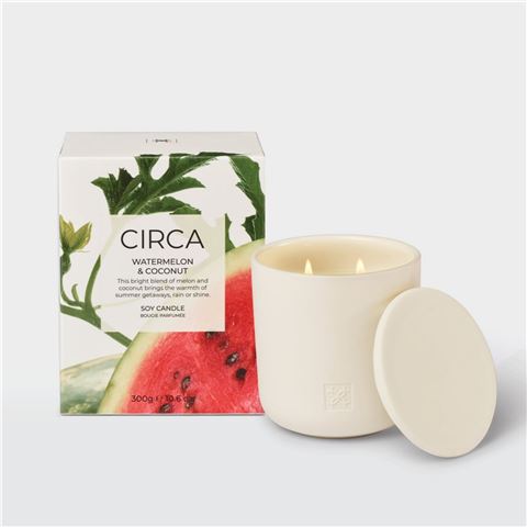CIRCA Watermelon & Coconut Candle 300g - Peter's of Kensington