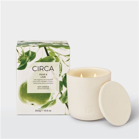 CIRCA Pear & Lime Candle 300g - Peter's of Kensington
