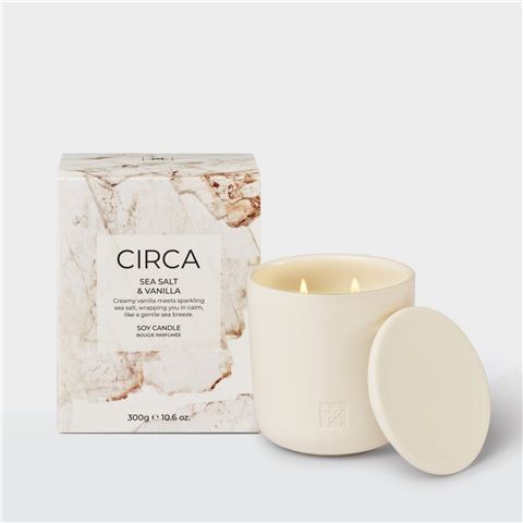 CIRCA Sea Salt & Vanilla Candle 300g - Peter's of Kensington