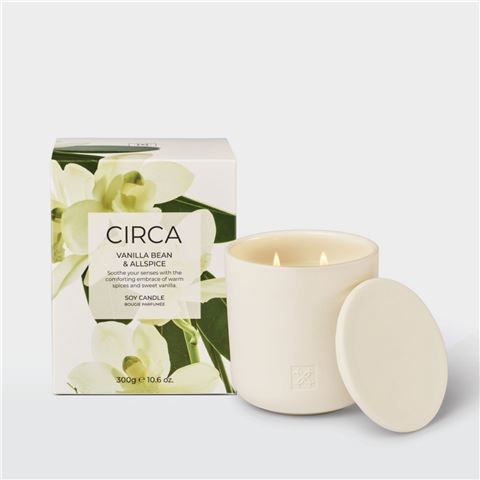 CIRCA Vanilla Bean & Allspice Candle 300g - Peter's of Kensington