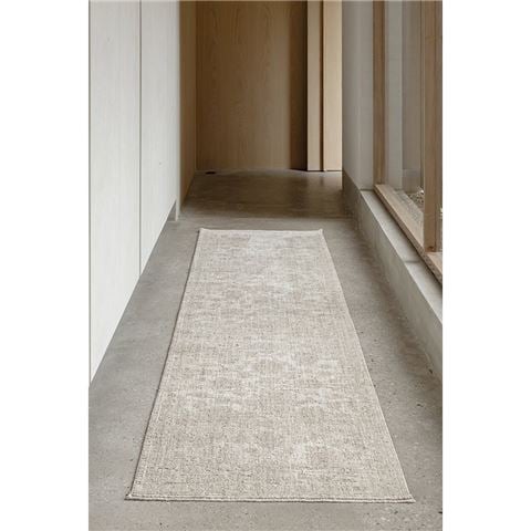 Steph and Gian Rugs Flora Rug Husk 300x80cm - Peter's of Kensington