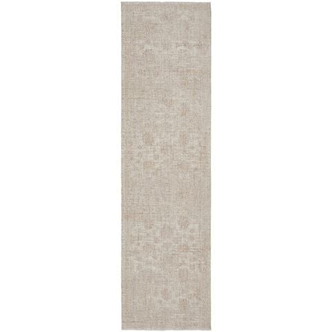 Steph and Gian Rugs Flora Rug Husk 300x80cm - Peter's of Kensington