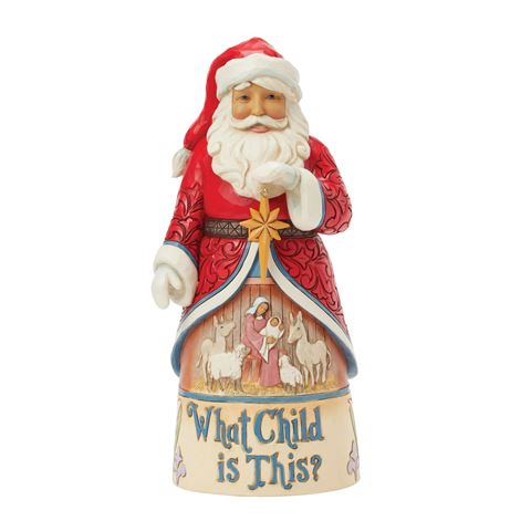 Heartwood Creek - Santa What Child is This Figurine