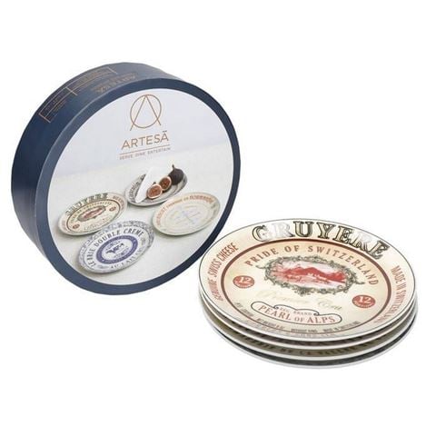 Artesa - Ceramic Cheese Plate Set 11.5cm 4pce