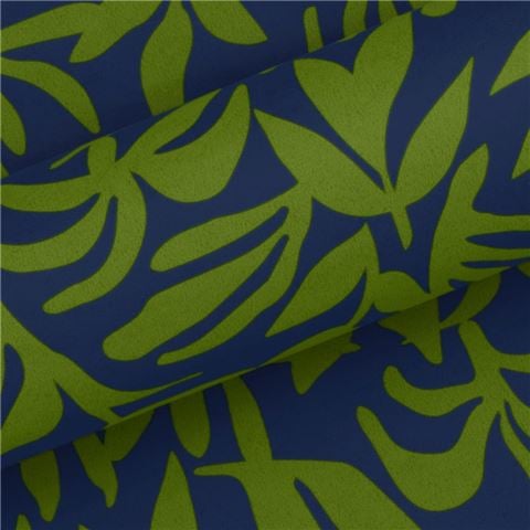Vandoros Tropics Wrapping Paper Blueberry/Kiwi 76cm x 2.5m - Peter's of Kensington