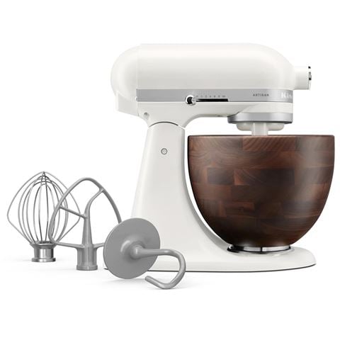 KitchenAid - KSM156 Stand Mixer w/Walnut Wood Bowl