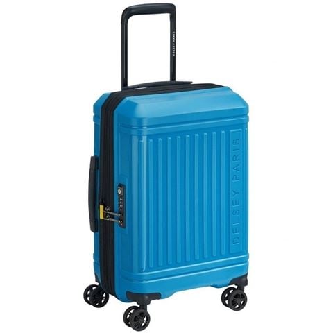 Delsey - Lutece SE Lightweight Expandable Wheelaboard Spinner Case Blue 55cm