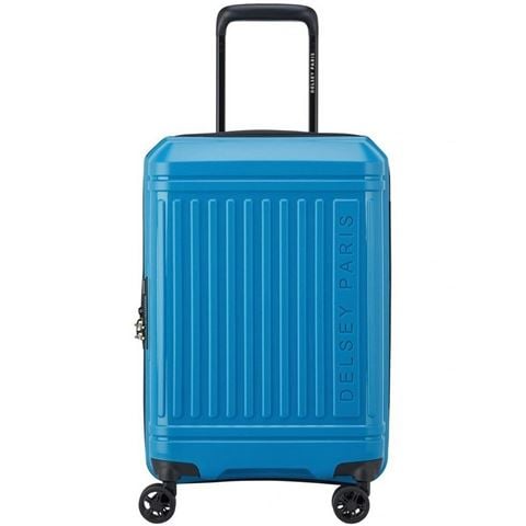 Delsey - Lutece SE Lightweight Expandable Wheelaboard Spinner Case Blue 55cm