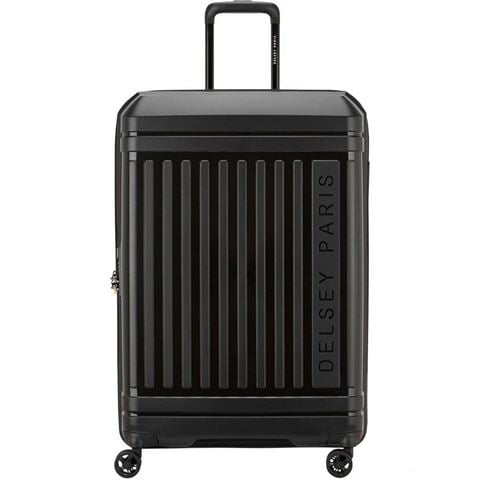 Delsey - Lutece SE Lightweight Expandable Spinner Case Black 76cm