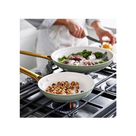 Greenpan - Padova Frypan Set Sage Green 26/30cm 2pce