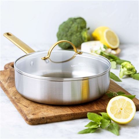 Greenpan - Padova Reserve Covered Stainless Steel Saute Pan 24cm