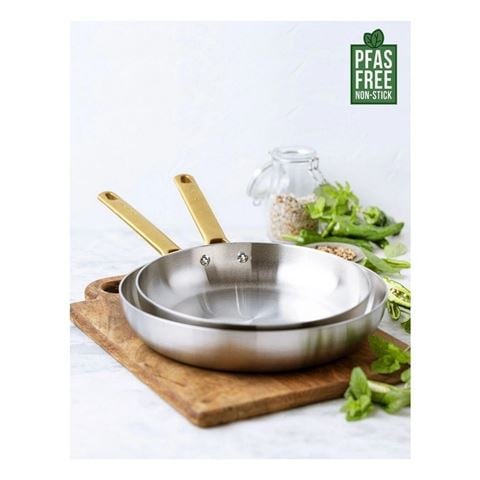 Greenpan - Padova Reserve Stainless Steel Frypan Set 26/30cm 2pce