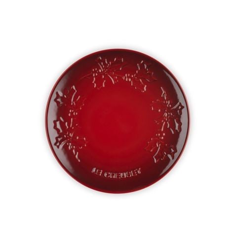 Le Creuset - Holly Plate Cerise 19cm