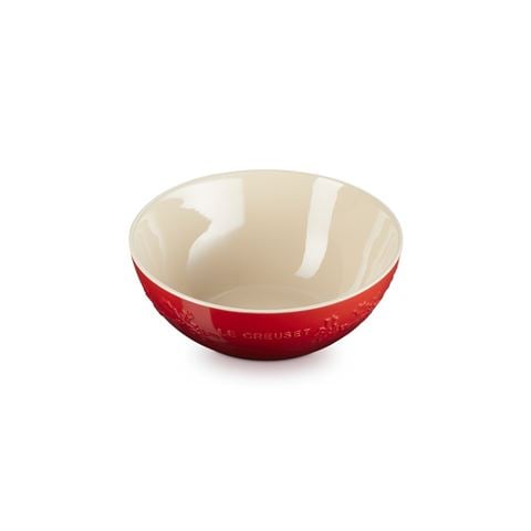 Le Creuset - Holly Serving Bowl Cerise 25cm
