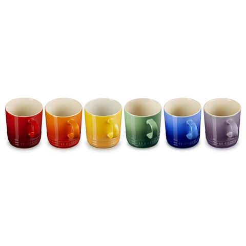 Le Creuset - Rainbow Mug Set 350ml