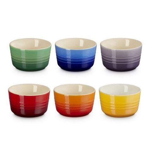 Le Creuset - Rainbow Ramekins Set 6pce