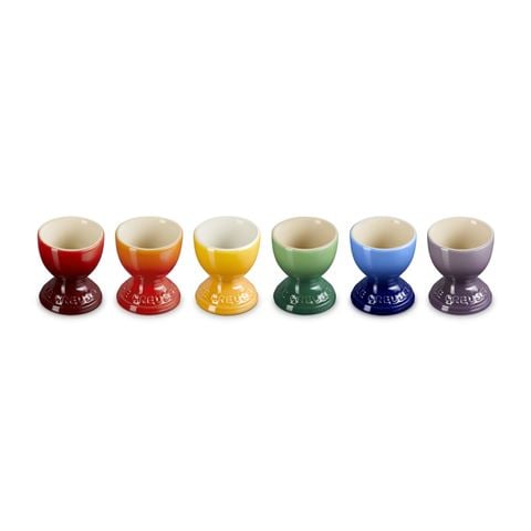 Le Creuset - Rainbow Egg Cup Set 6pce