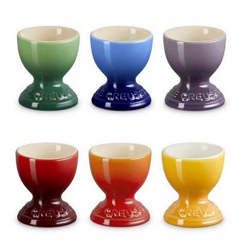 Le Creuset - Rainbow Egg Cup Set 6pce