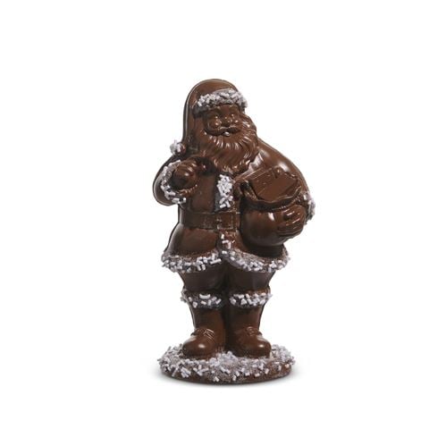 Raz - Holly Jolly Holiday Chocolate Santa Resin Figurine