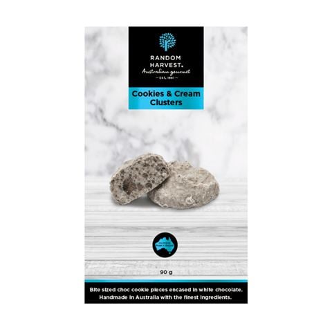 Random Harvest Cookies & Cream Clusters 90g - Peter's of Kensington