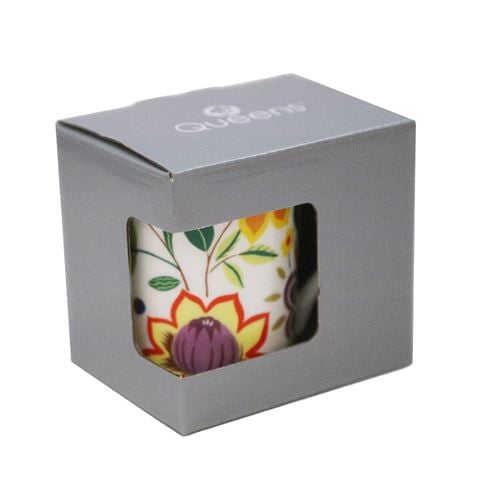 Queens - Hippy Florals Mug Abstract Pink