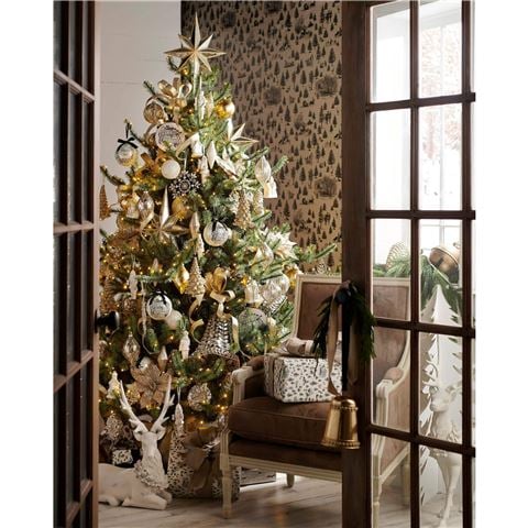 Raz - Deck The Halls-French Holiday Ball Ornament Assorted