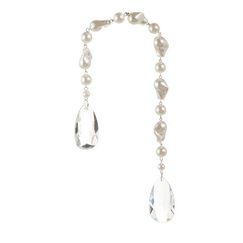 Raz - Holiday Tidings Pearl and Crystal Drop Ornament