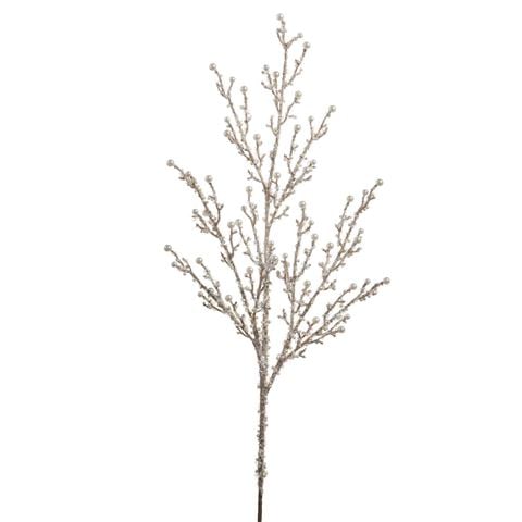 Raz - Holiday Tidings Champagne Glitter Pearl Spray