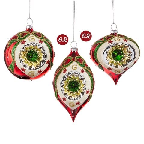 Raz - The Christmas Shoppe Classic Witcheye Pattern Ornament