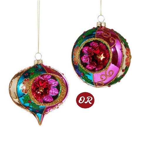 Raz - All Of The Trimmings Multicoloured Witch Eye Ornaments Assorted