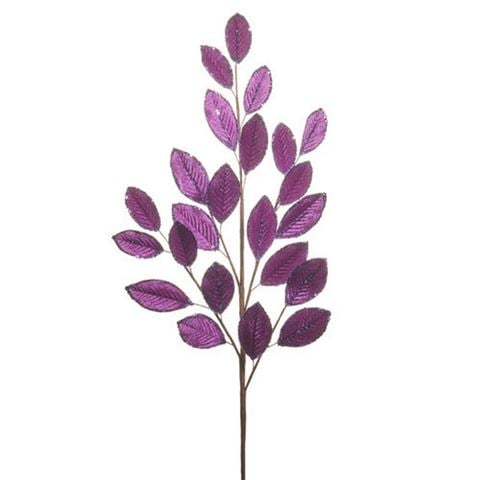 Raz - All Of The Trimmings Bright Purple Leaf Spray