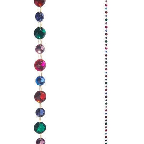 Raz - All Of The Trimmings Multicoloured Jewelled Chain Garland