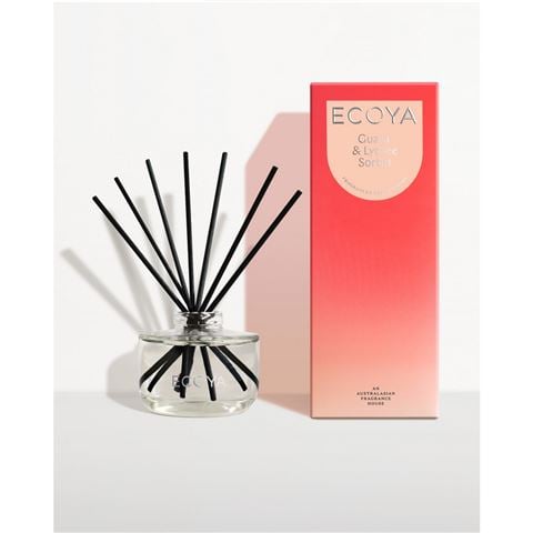 Ecoya Guava & Lychee Sorbet Reed Diffuser 200ml - Peter's of Kensington