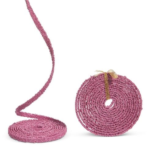 Raz - Holly Jolly Holiday Pink Beaded Garland
