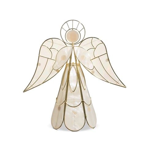 Raz - Holiday Tidings Capiz Angel Small