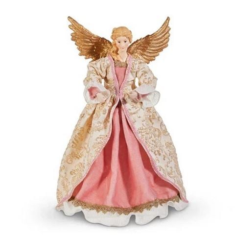 Raz - Holiday Rendezvous Angel Tree Topper Pink