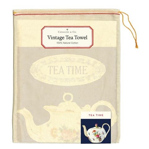 Cavallini - Tea Towel Vintage Tea Time