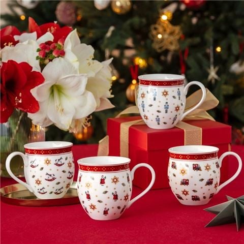 Villeroy & Boch - Limited Edition Toy's Delight Anniversary Mug Set 4pce