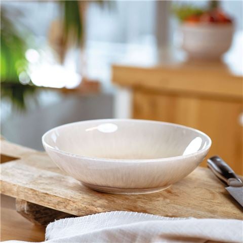 Villeroy & Boch Perlemor Shallow Bowl Sand - Peter's of Kensington