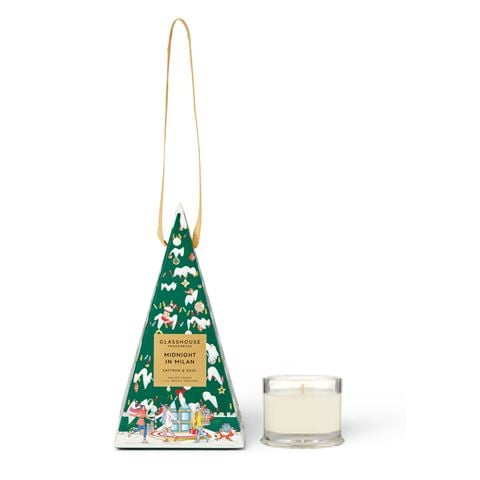 Glasshouse - Midnight In Milan Christmas Bauble Candle 30g
