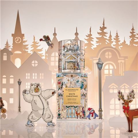 Glasshouse - Limited Edition White Christmas Candle 380g