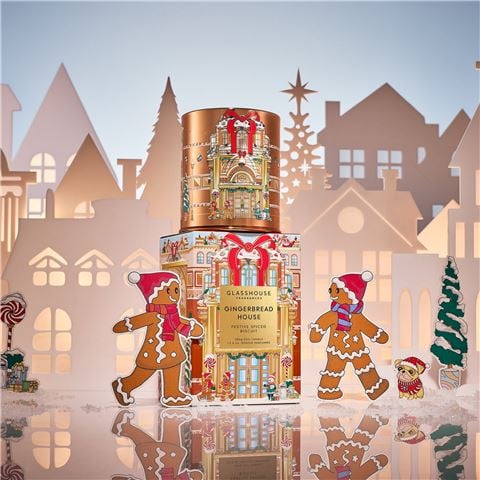 Glasshouse - Limited Edition Gingerbread House Candle 380g