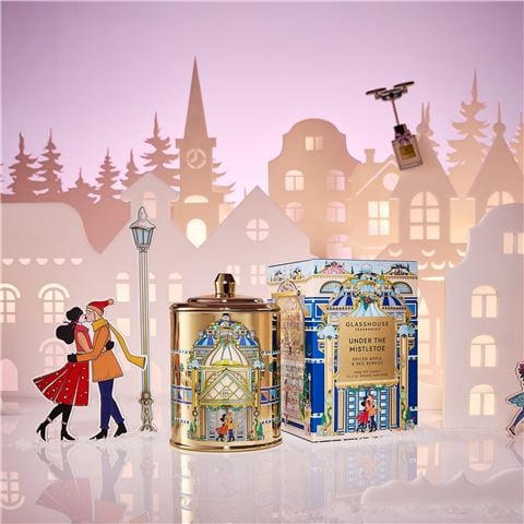 Glasshouse - Limited Edition Under The Mistletoe Candle 380g